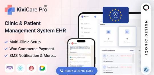 KiviCare(TM) Pro 4.4.1 – Clinic and Patient Management System EHR (Add-on)