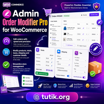 Admin Order Modifier Pro for WooCommerce 1.1.10