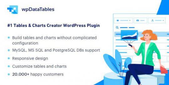 wpDataTables 7.5.2.3 – Tables and Charts Manager for WordPress