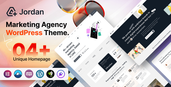 Jordan 1.0 – Marketing Agency WordPress Theme