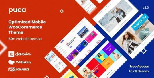 Puca 2.6.45 – Optimized Mobile WooCommerce Theme
