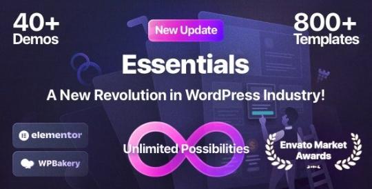 Essentials 4.1.1 – Multipurpose WordPress Theme