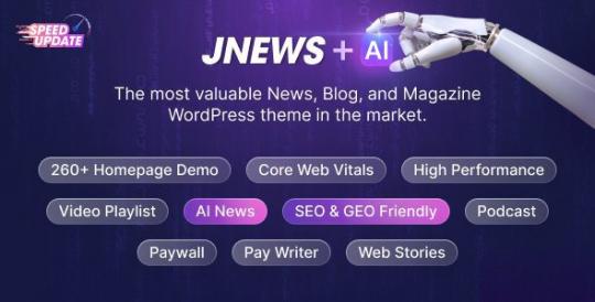 JNews 12.0.12 – Тема WordPress для новостного блога, журнала и газеты.