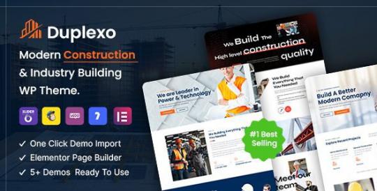 Duplexo 5.9 – Тема WordPress для строительства и ремонта + RTL