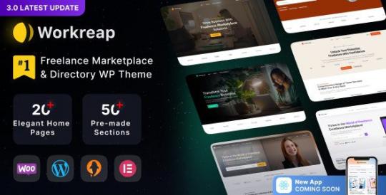Workreap 3.5.1 – Тема WordPress для фриланс-маркетплейса