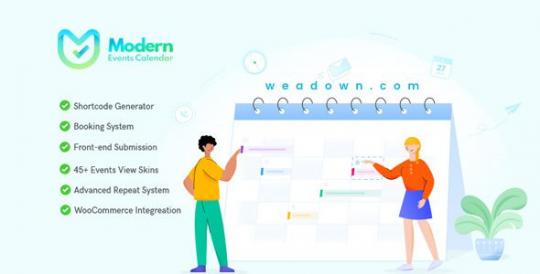 Modern Events Calendar Pro 7.35.1 + Addons