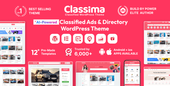 Classima 3.0.2 – Тема WordPress для размещения объявлений