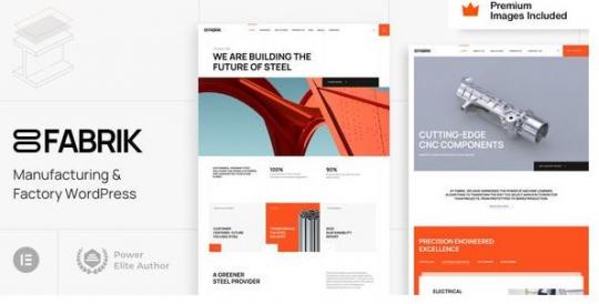 Fabrik 32 – Промышленная тема WordPress