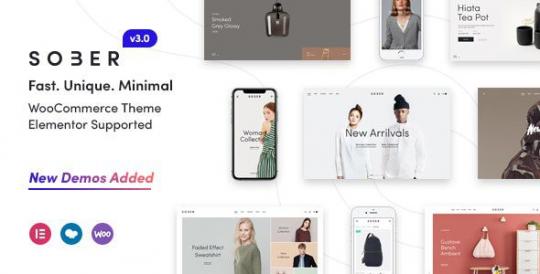 Sober 3.6.6 – Тема WordPress для WooCommerce