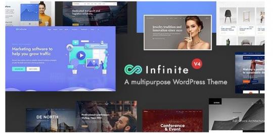 Infinite 4.1.9 – Корпоративная бизнес-тема WordPress