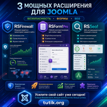 [Joomla] RSFirewall v3.3.17 RSForm!Pro v3.4.10  RSseo v1.22.1 (2026-2027)  [Тариф Single website]