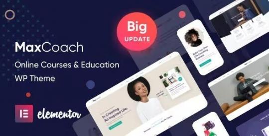 MaxCoach 3.3.7 – Тема WordPress для онлайн-курсов, персонального коучинга и образования