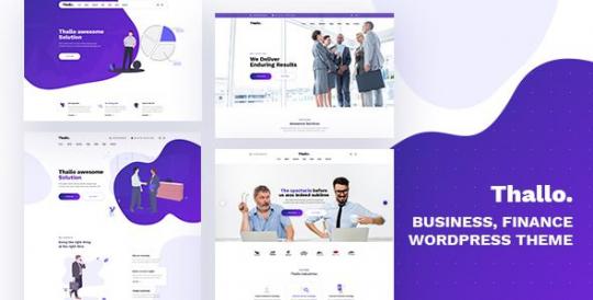 Thallo 1.2.1 – Тема WordPress для консалтинга и финансов