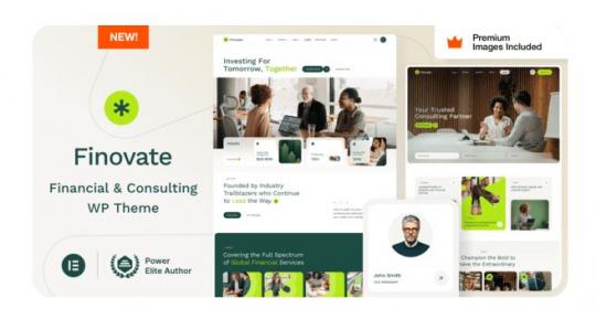 Finovate 33 – Тема WordPress для финансовых консультантов и бизнес-консалтинга