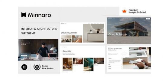 Minnaro 19 – Тема WordPress для дизайна интерьеров и архитектуры