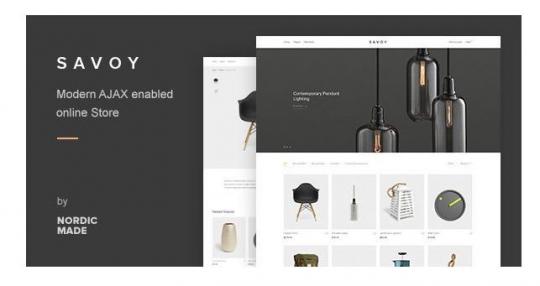 Savoy 3.2.2 – Минималистичная тема WooCommerce с поддержкой AJAX