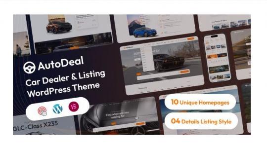 AutoDeal 1.0.3 – Тема WordPress для автосалонов и сайтов объявлений о продаже автомобилей
