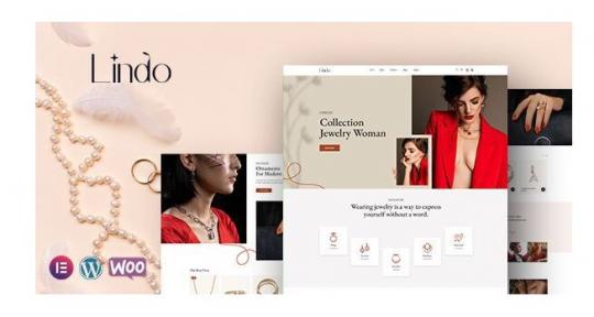 Lindo 1.4.1 – Тема WooCommerce для ювелирного магазина