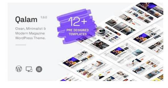 Qalam 2.5.0 – Тема WordPress для газет и журналов