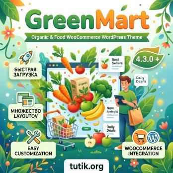 GreenMart 4.3.1 – Organic & Food WooCommerce WordPress Theme