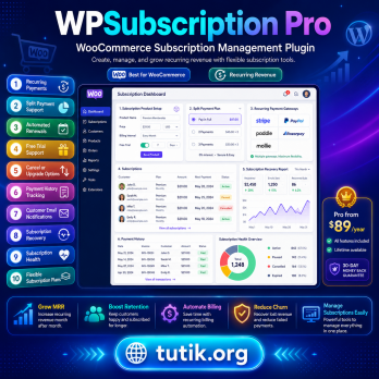 WPSubscription Pro 1.18.2 – WooCommerce Subscription Management Plugin