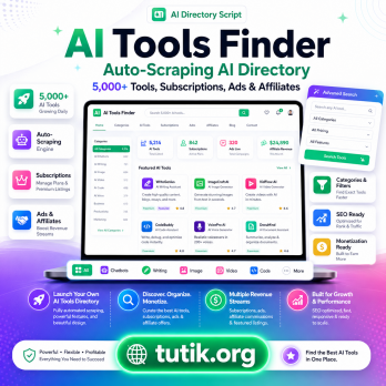 AI Tools Finder v1.8.0 – Auto-Scraping AI Directory with 5,000+ Tools, Subscriptions, Ads & Affiliates