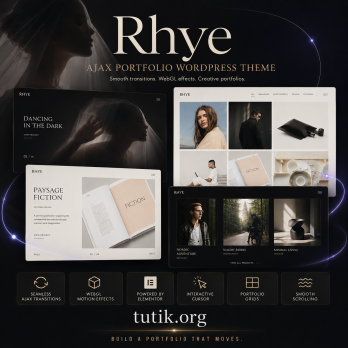 Rhye 4.3.2 – AJAX Portfolio WordPress Theme