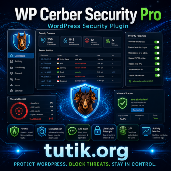 WP Cerber Security Pro 9.8.3 – WordPress Security Plugin