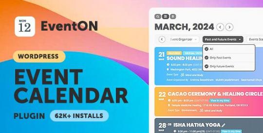 EventOn 5.0.12 Addons WordPress Virtual Event Calendar Plugin