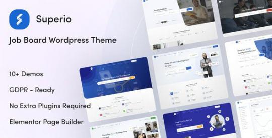 Superio 1.3.37 – Job Board WordPress Theme