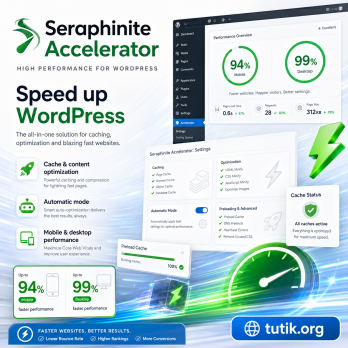 [WP] Seraphinite Акселератор - ускоритель для сайта на WordPress