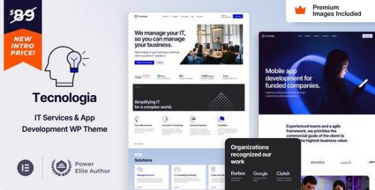 Tecnologia 34 – IT SAAS Software Technology WordPress Theme