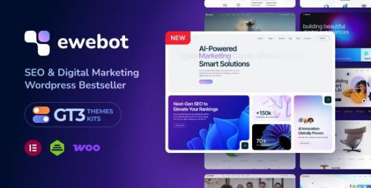 Ewebot 3.2.4 – Marketing & SEO Digital Agency WordPress Theme