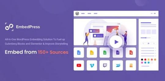 EmbedPress Pro 3.9.0 – WordPress Embed Plugin