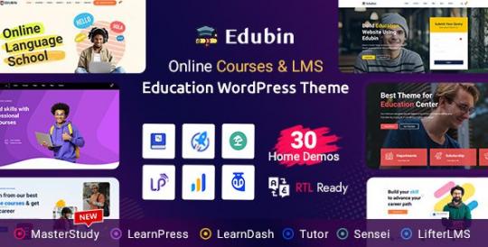 Edubin 9.6.1 – Education WordPress Theme