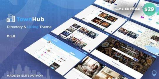 TownHub 1.9.1 – Directory & Listing WordPress Theme