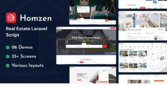 Homzen v1.3.9 – Многоязычный скрипт для портала агентства недвижимости на Laravel