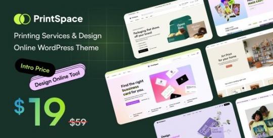 PrintSpace 1.5.0 – Printing Services & Design Online WooCommerce WordPress Theme