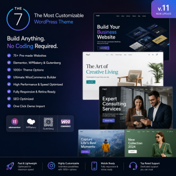 The7 v15.0.6 – Ultimate WordPress & WooCommerce Theme
