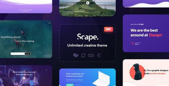 Scape 1.5.17 – Multipurpose WordPress theme